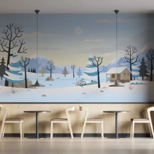Morning Winter Snowy Wallpaper